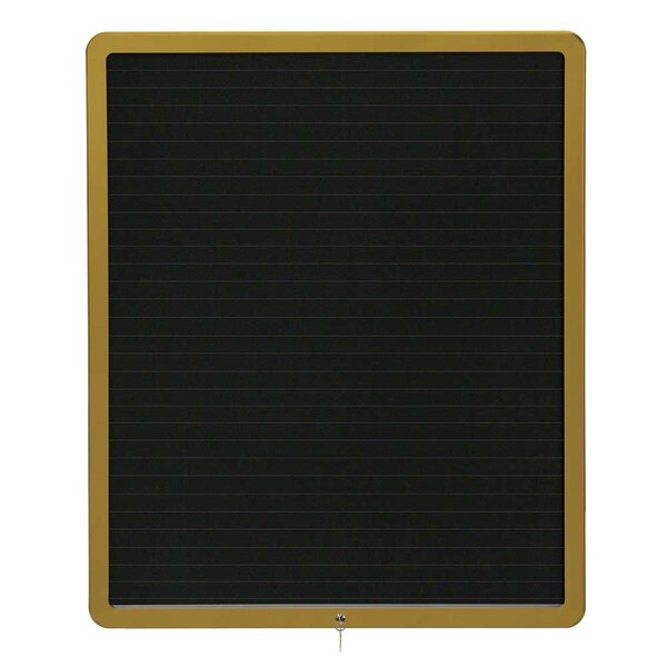 United Visual Products Sliding Door Wood Corkboard, 48"x36", Ligh, UV9003OCS-LTOAK-FORBO UV9003OCS-LTOAK-FORBO - main